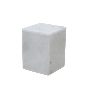 White Marble Cannister