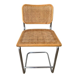 1970s Attributed to Marcel Breuer Cesca Cantilever Bar Height Chair For Sale