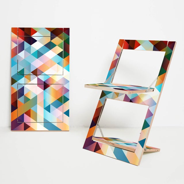 Fläpps Folding Chair by Ambivalenz For Sale - Image 4 of 4