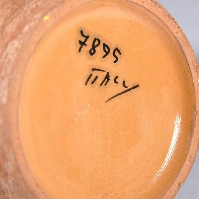 Mid-Century Italian Ceramic Vase by Brothers Fiancullacci for Fratelli Fanciullacci, 1960s For Sale - Image 9 of 10