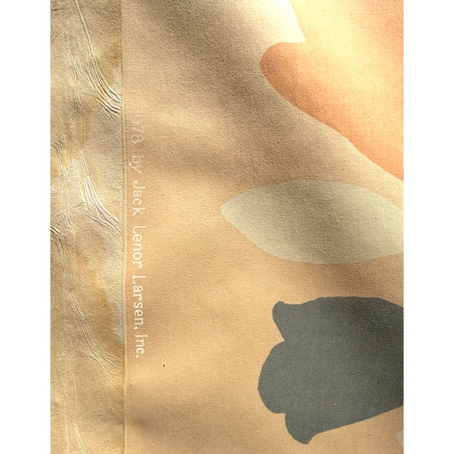 Mid-Century Modern 1978 Jack Lenor Larsen Wallpaper Roll For Sale - Image 3 of 7