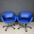 Textile Set of Mid-Century Office Desk Chairs from Stol Kamnik, Yugoslavia, 1980s Set of 2 For Sale - Image 7 of 13