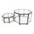 Vintage Mexican Brass & Glass Octagonal Display Boxes, Set of 2 – Micro Kit Mexico For Sale