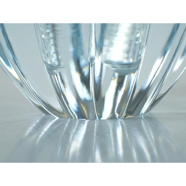Glass Swedish Candleholder from Orrefors, 1970s For Sale - Image 7 of 9