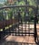 Victorian Antique Mixed-Metal Twin Bed Frame With Brass Accents For Sale - Image 3 of 16