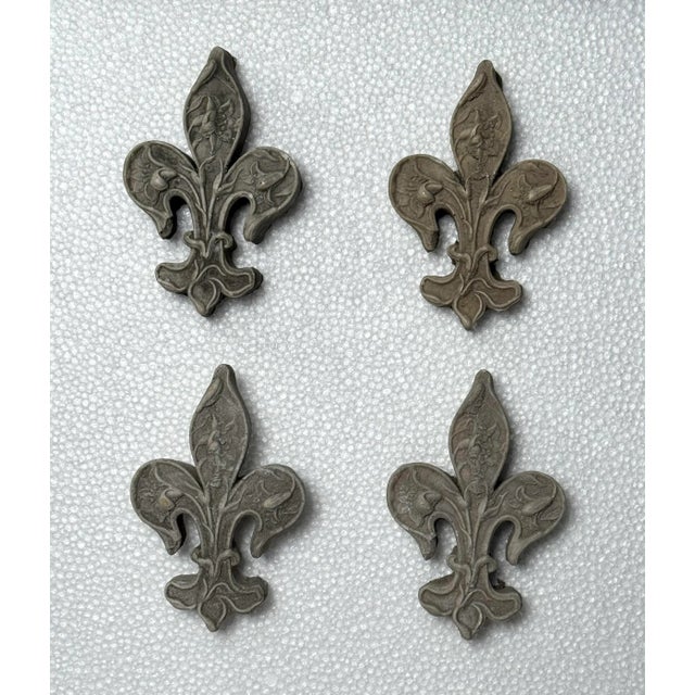 Here’s your chance to adorn cabinetry or a refurbished vintage piece with unique hardware! One-of-kind set of four...