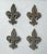 Here’s your chance to adorn cabinetry or a refurbished vintage piece with unique hardware! One-of-kind set of four...