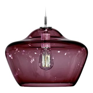 Aura Pendant Light from the Versuvius Collection in Lilac For Sale