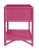 Not Yet Made - Made To Order Olympia One-Drawer Nightstand in Hot Pink For Sale - Image 5 of 6