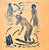 Nude Bathing Girls Poster from Erich Heckel, 1957 For Sale - Image 4 of 5