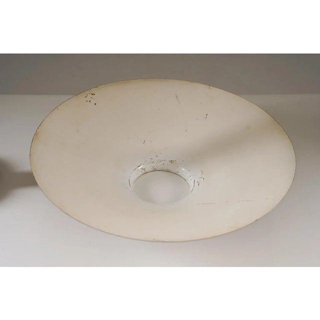 Metal Swedish Modern Table Lamp in Brass and Glass, 1940s For Sale - Image 7 of 10