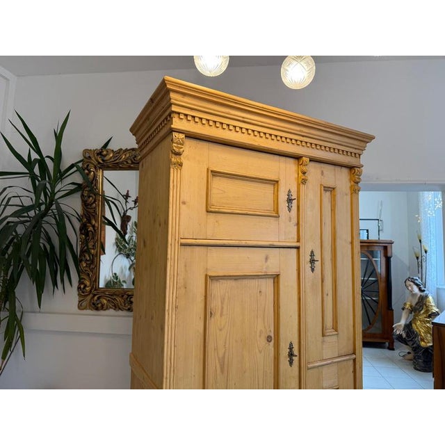 Farmhouse Wardrobe in Softwood For Sale - Image 9 of 16