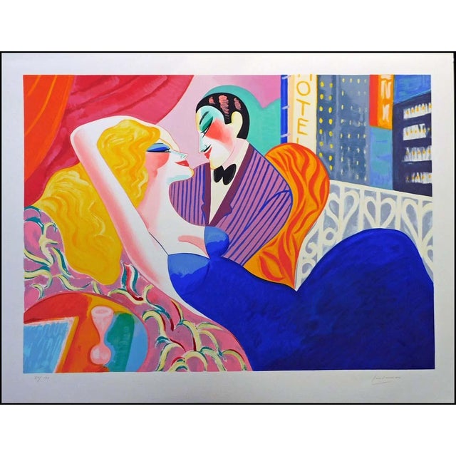 "Tender is the Night" by Earl Linderman Hand signed & numbered by the artist "Tender is the Night" Unframed Limited...