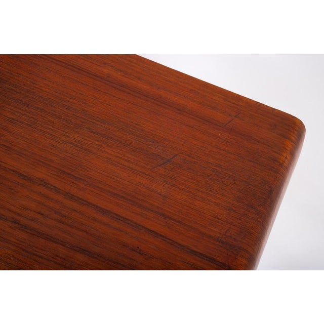 Wood Bedside Table in Teak by Johannes Andersen for CFC Silkeborg, 1960s For Sale - Image 7 of 8