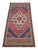 1970s Hand Knotted Turkish Rug Colorful Small Rug Door Mat - 1′8″ × 3′7″ For Sale - Image 5 of 14