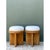 Mid-Century Modern Vintage Rattan Drum Stools - A Pair For Sale - Image 3 of 12