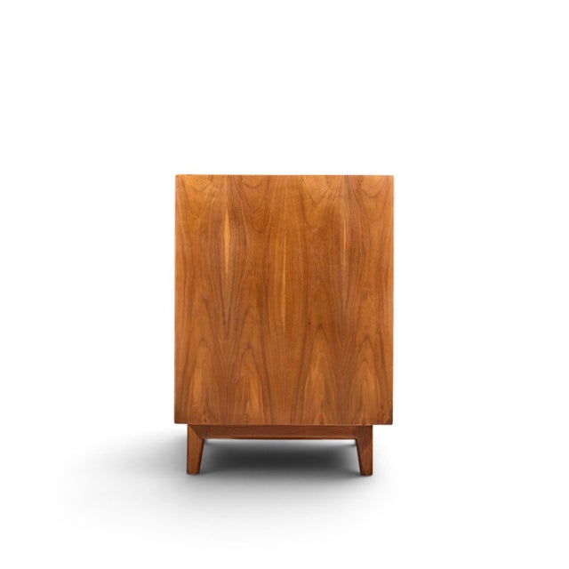 Mid 20th Century Jens Risom Mid Century Walnut Tambour Door Credenza For Sale - Image 5 of 10