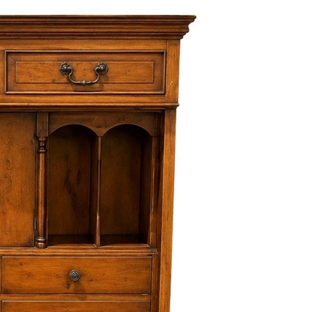 Abattant Secretary in Mahogany Root For Sale - Image 4 of 6