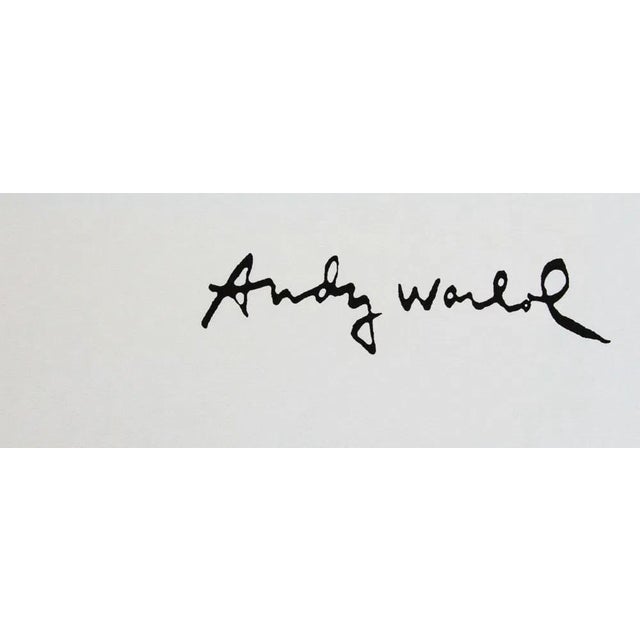 Portraiture 1986 Carnegie Museum of Art After Andy Warhol "War Bonnet Indian" Lithograph For Sale - Image 3 of 6