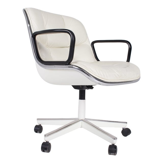 Executive Swivel Armchair from Charles Pollock, 1970s For Sale