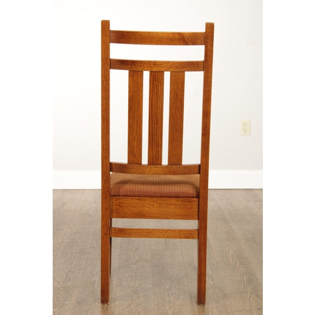 Stickley Mission Collection Oak Harvey Ellis Side Chair Chairish