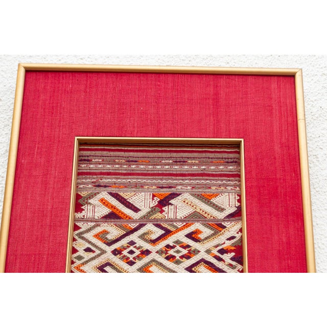 Antique Andean Highlands Textile Fragment Wall Art For Sale In Los Angeles - Image 6 of 9