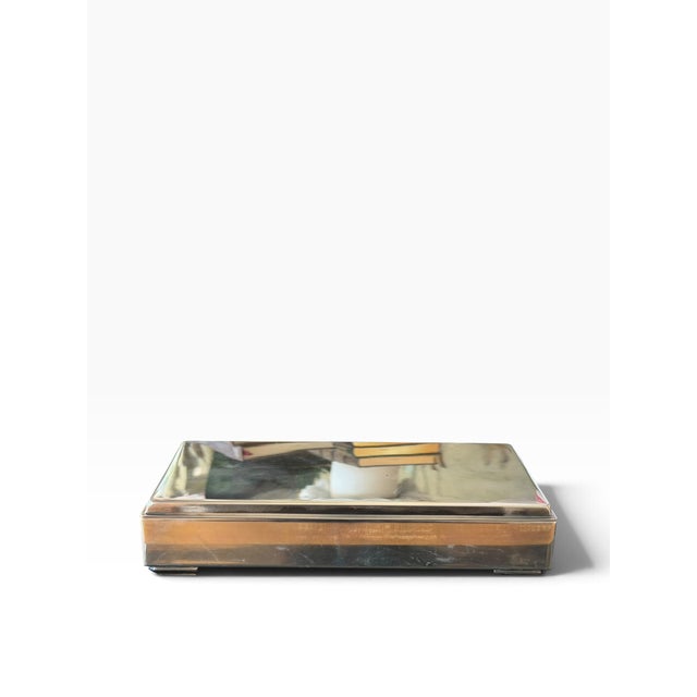 Art Deco Dragsted Danish 925 Sterling Silver Box For Sale - Image 9 of 12