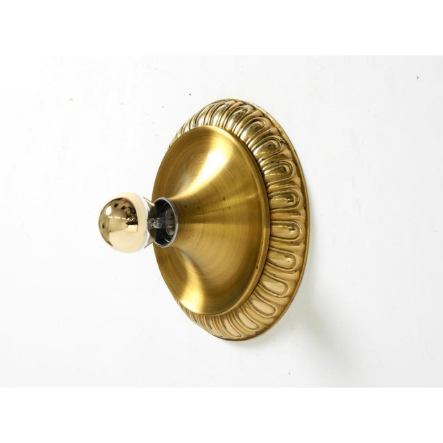 Space Age Pop Art Brass and Metal Wall Lamp from Sölken Leuchten, 1960s For Sale - Image 6 of 14