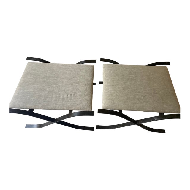 X- Base Ottomans For Sale