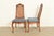 Baker Furniture Style French Provincial Louis XV Carved Walnut and Cane Back Dining Chairs, Set of Four For Sale - Image 11 of 13