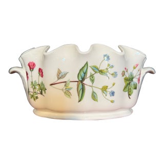 Vintage Minton Bone China Scalloped Rose Bowl For Sale
