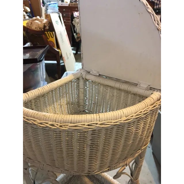 This is such an interesting piece that could serve many functions. It's triangular in shape made to fit in a corner. I...