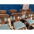 Mid-Century Modern 1980s Vintage Klismos Style Solid Walnut Dining Chairs - Set of 8 For Sale - Image 3 of 7