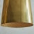 Vintage Brass Pendant Light with Perforated Trim For Sale - Image 11 of 11