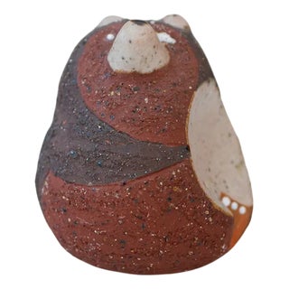 Bear Figurine in Ceramic by Thomas Hellström for Nittsjö, 1960s For Sale