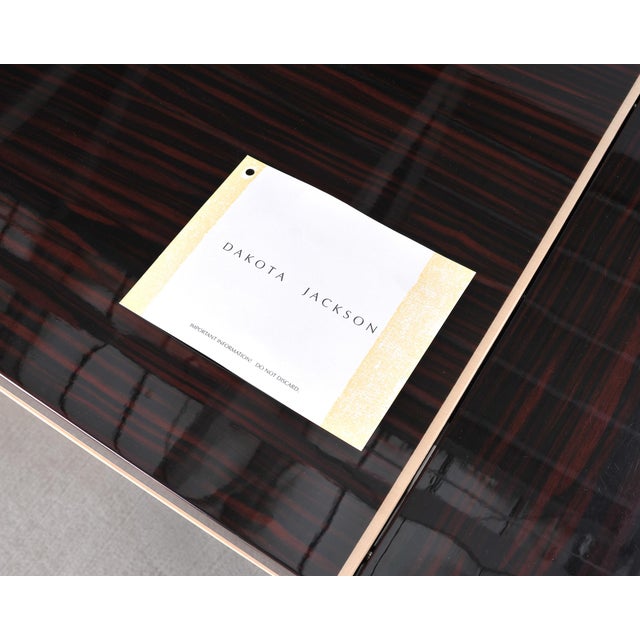 Ebony Dakota Jackson Macassar Ebony "Grand" Dining Table 11 Ft. For Sale - Image 8 of 18