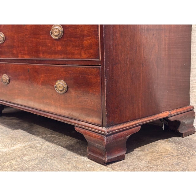 19th Century Mahogany Cabinet With Dresser Base For Sale - Image 15 of 16