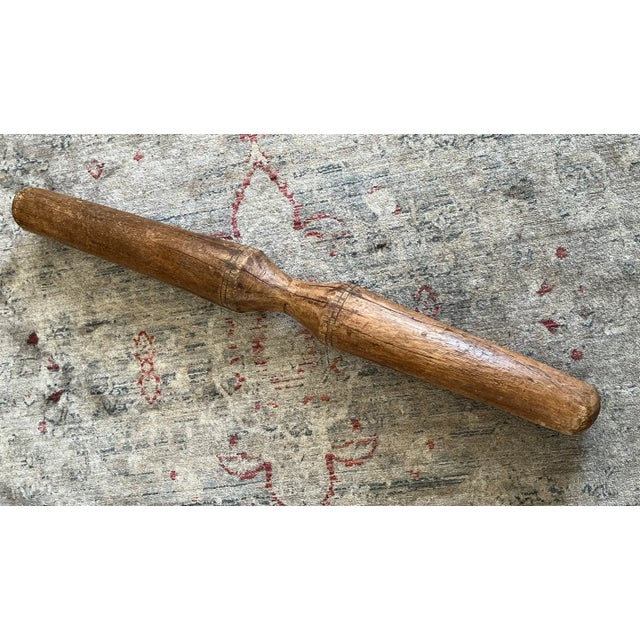 Wooden Vintage Indian Pestle #4 For Sale - Image 10 of 10