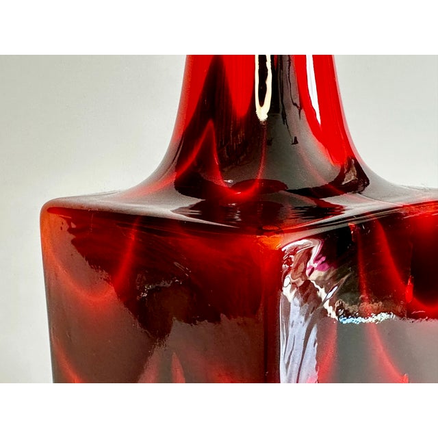 Mid-Century Modern Pop Art Glass Vase from Opaline Florence, Italy, 1960s For Sale - Image 12 of 16