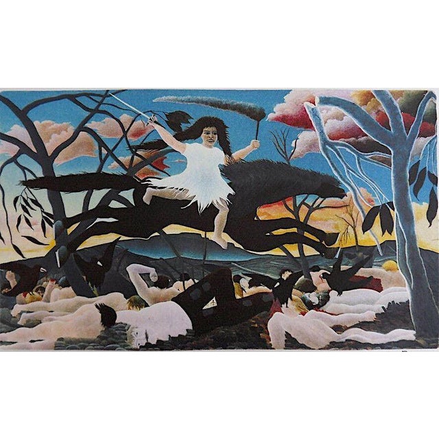 Henri Rousseau The Customs Officer Rousseau, War Lithograph printed on stone signed in the plate on paper from Moulin du...