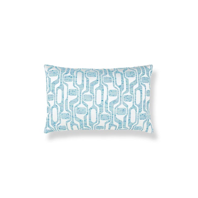 Contemporary The House Of Scalamandré Telly Lumbar Pillow In Blueskies For Sale - Image 3 of 3