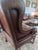 Bring timeless warmth and classic character to your space with this magnificent oversized wingback lounge chair by Century...