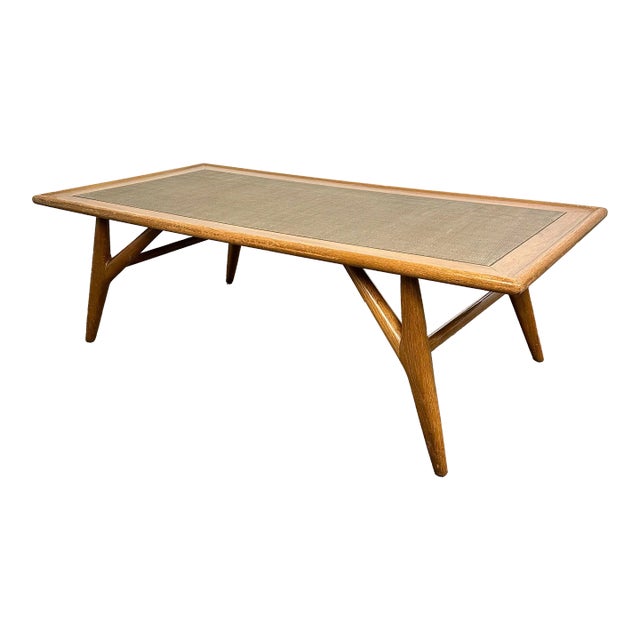 1950s Jack Van Der Molen Oak Coffee Table For Sale