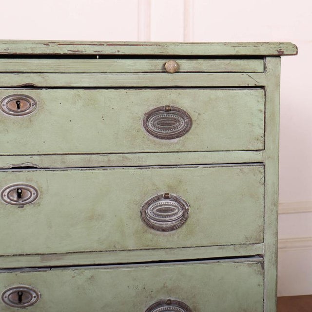 Small English Painted Chest of Drawers For Sale - Image 4 of 11