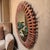 Convex Oval Bamboo Mirror by Olaf Von Bohr for Bonacina, 1960s For Sale - Image 6 of 6