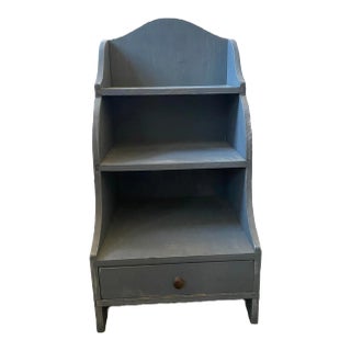 Late 20th Century Blue Bookcase For Sale