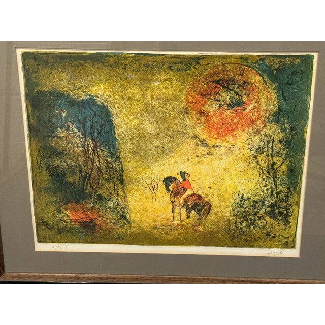 Overview: Up for sale is an exquisite lithograph by acclaimed Vietnamese/French master, Hoi Lebadang (1921-2015). Lebadang...