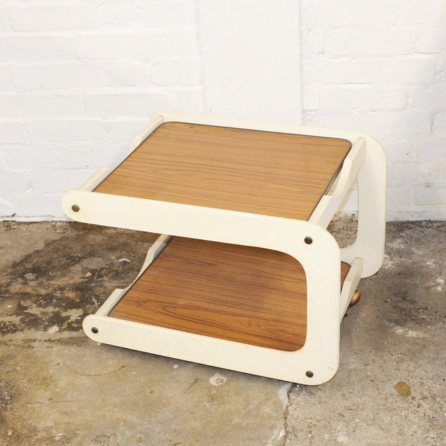 Vintage 2-Tier Serving Cart, 1970s For Sale - Image 4 of 12