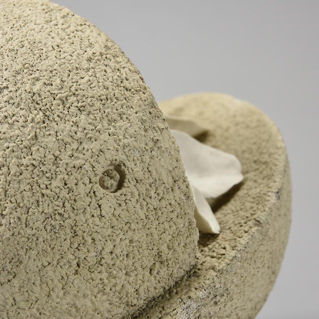 1970s Stone and Porcelain Sculpture, France, 1970s For Sale - Image 5 of 10