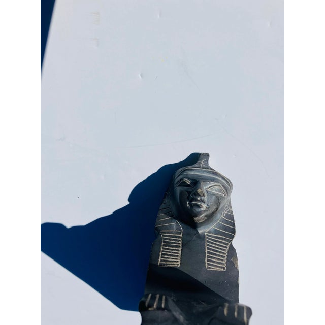 Figurative 1960s Carved Stone Sphinx For Sale - Image 3 of 5